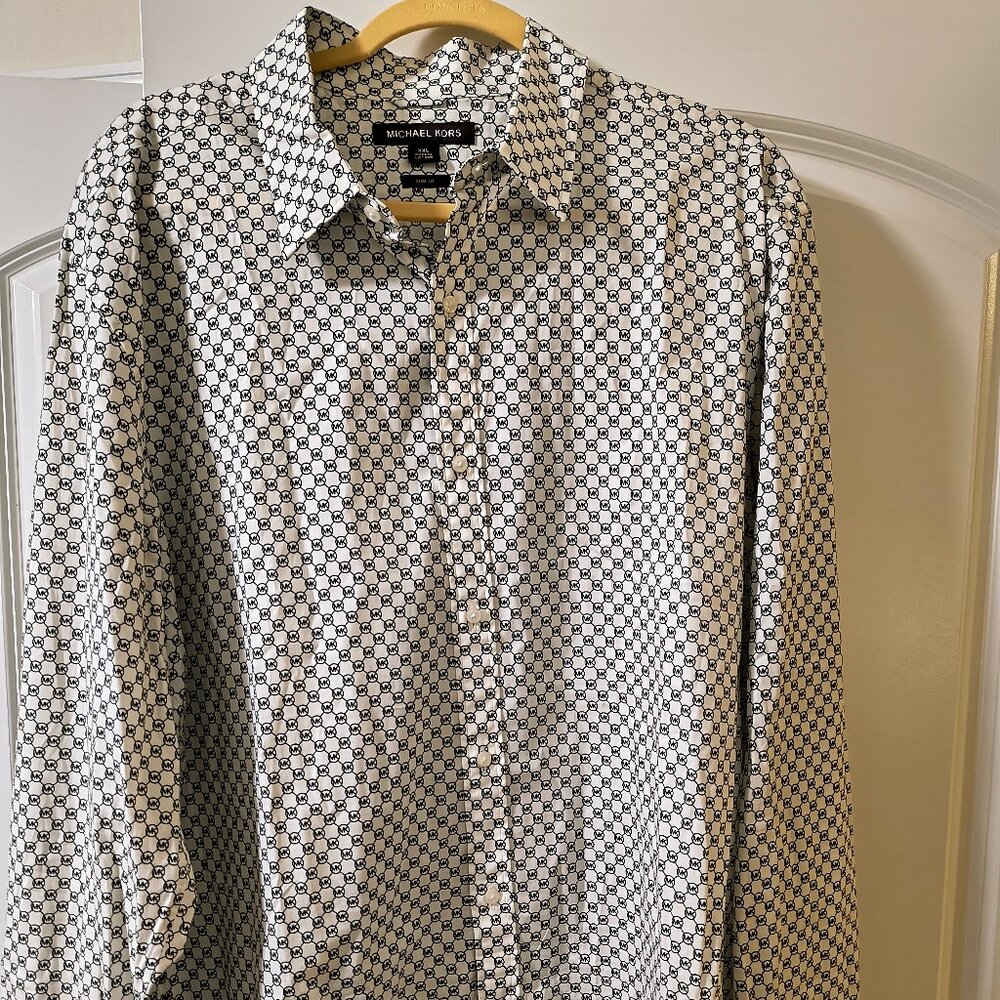 Michael Kors Men’s Dress Shirt – Slim Fit – XXL